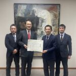 大阪市中央区役所様より感謝状を拝領しました